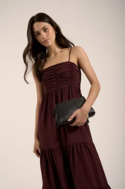 Paloma Pleat Detail Dress