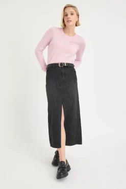 Paris Maxi Denim Skirt
