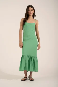 Polly Frill Hem Dress