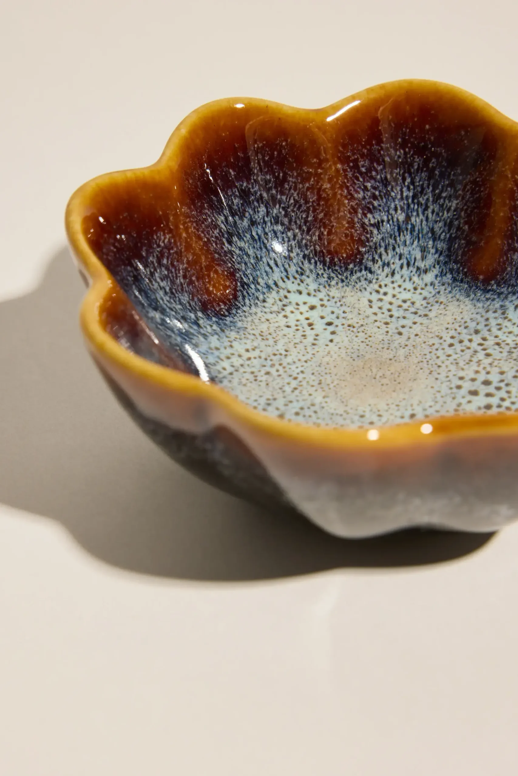Pottery For the Planet Ruffle Condiment Bowl