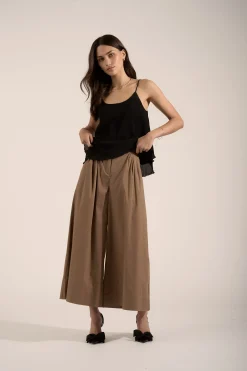 Rhiannon Pleat Detail Trouser