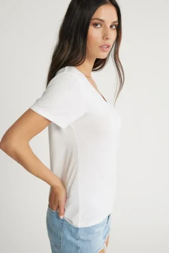 Riley Short Sleeve V Neck Tee
