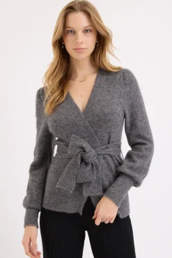 Sabrina Luxe Whisper Front Tie Cardigan
