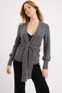 Sabrina Luxe Whisper Front Tie Cardigan