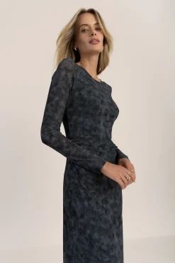 Samara Long Sleeve Mesh Dress