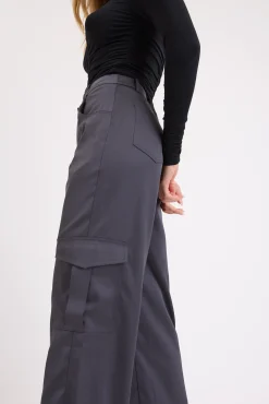 Sandra Satin Cargo Pant