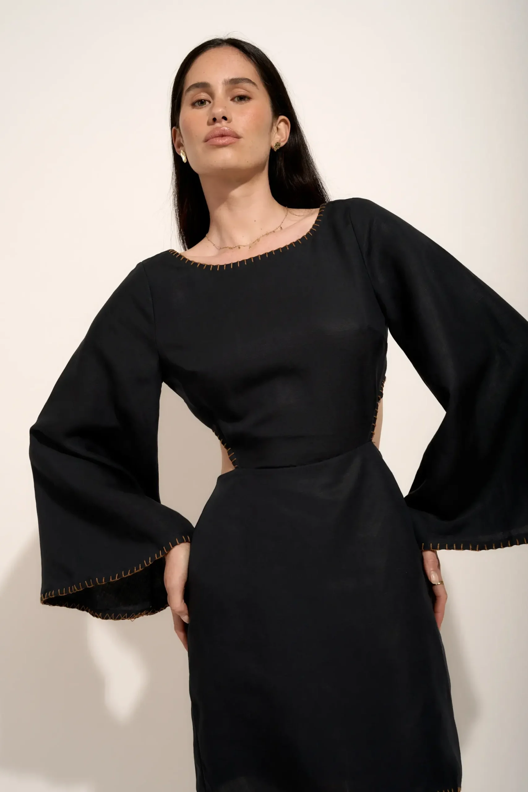 Sienna Stitch Detail Dress