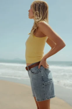 Sophie Organic Cotton Ribbed Tank