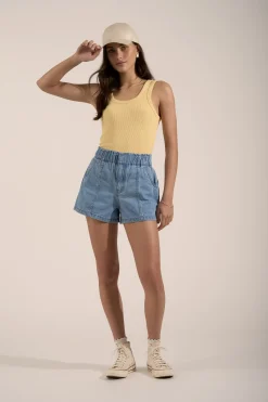 Sophie Organic Cotton Ribbed Tank