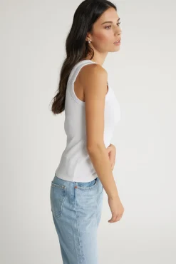 Sophie Organic Cotton Ribbed Tank