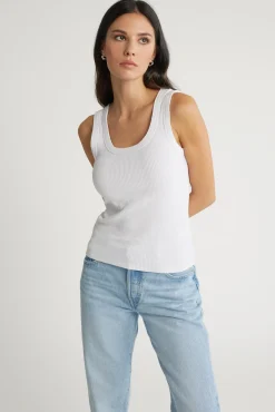 Sophie Organic Cotton Ribbed Tank