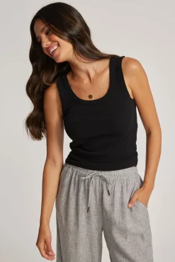 Sophie Organic Cotton Ribbed Tank