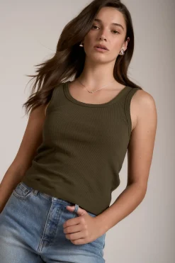 Sophie Organic Cotton Ribbed Tank