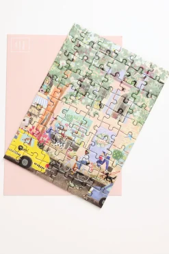 Spring St Puzzle Greeting Card