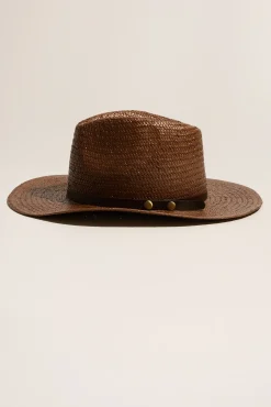 Stella Leather Trim Fedora