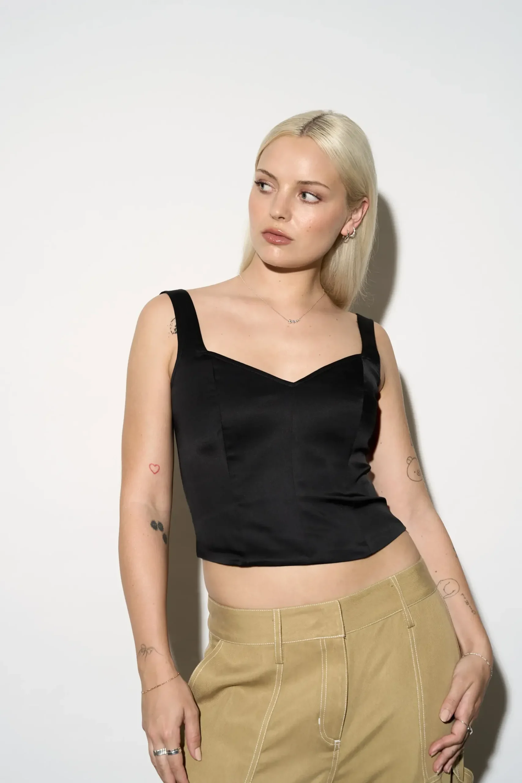 Studio. M Bejewel Bodice Top