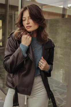 Studio. M First Date Vegan Leather Jacket