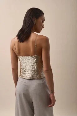 Studio. M Glitz And Glam Sequin Tank