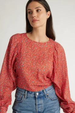 Taylor Gather Sleeve Blouse