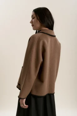 The Contrast Stitch Coat