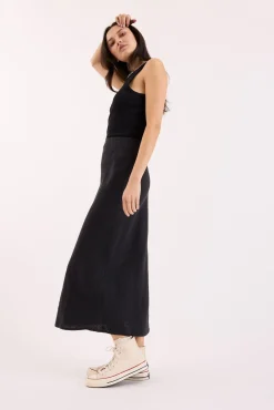 The Linen Slip Skirt