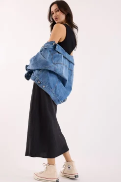 The Linen Slip Skirt