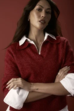 The Luxe Whisper Henley Sweater