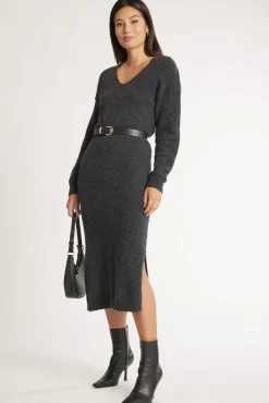 The Luxe Whisper V Neck Dress