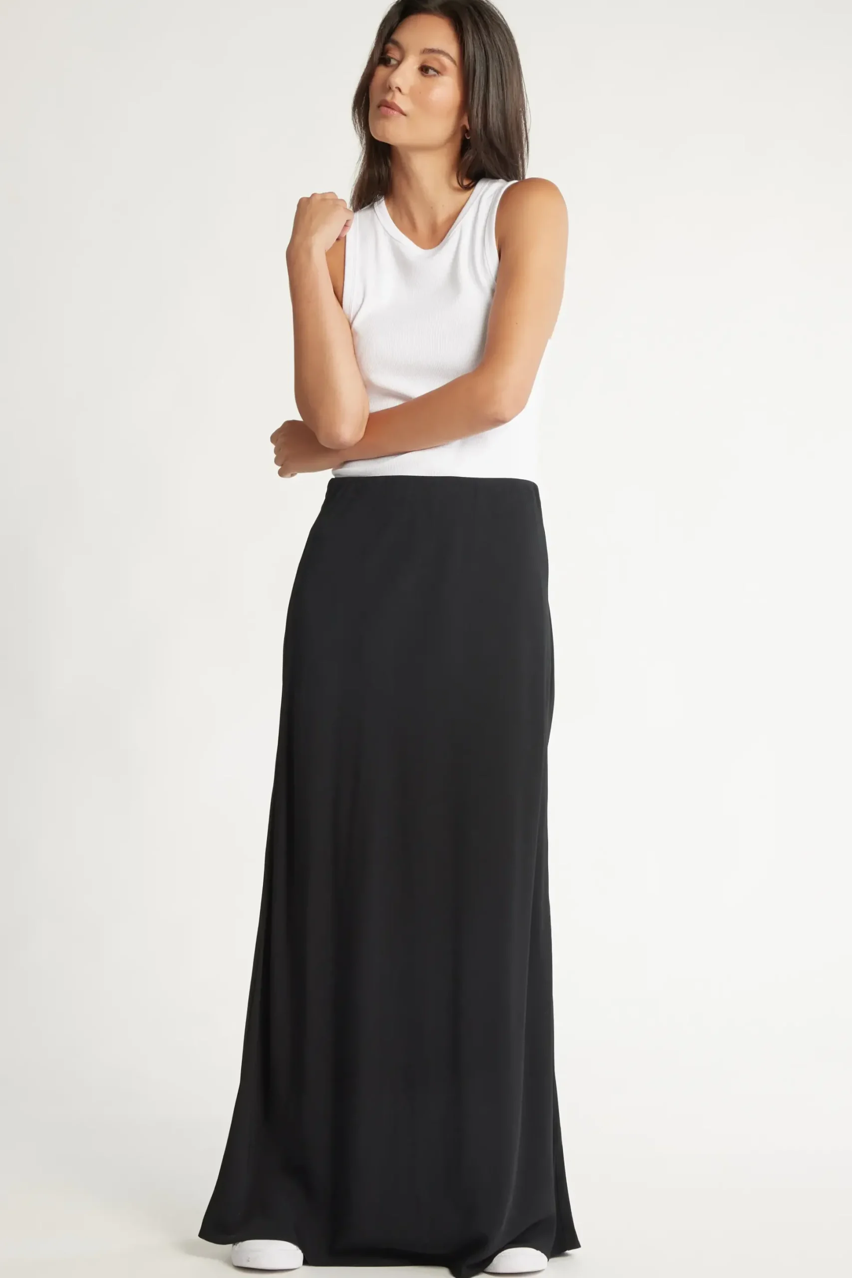 The Maxi Slip Skirt