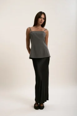 The Maxi Slip Skirt