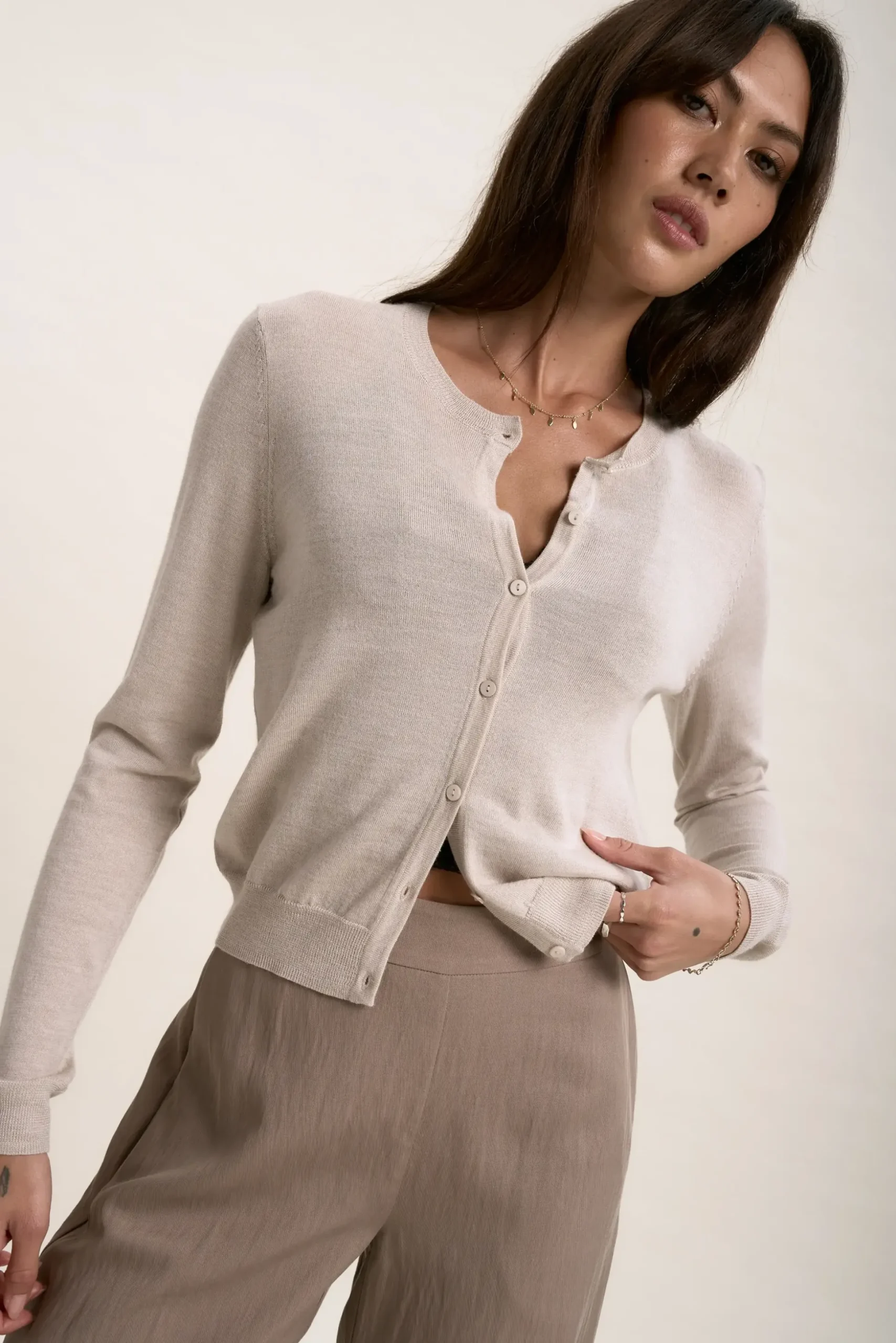The Merino Silk Cardigan