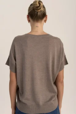 The Merino Silk Knit Tee