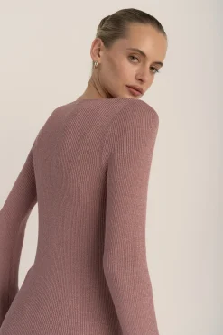 The Merino Silk Lurex Layering Top