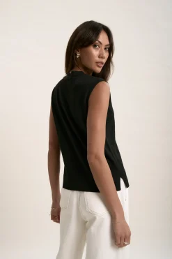 The Merino Silk Lurex Vest