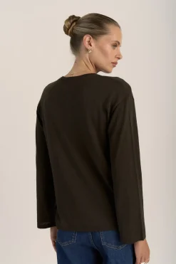 The Merino Silk Relaxed Top