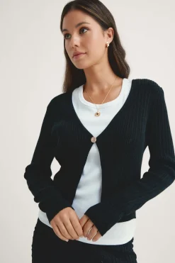 The Recycled Cashmere Button Cardigan