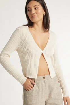 The Recycled Cashmere Button Cardigan