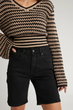 The Relaxed Straight Denim Short