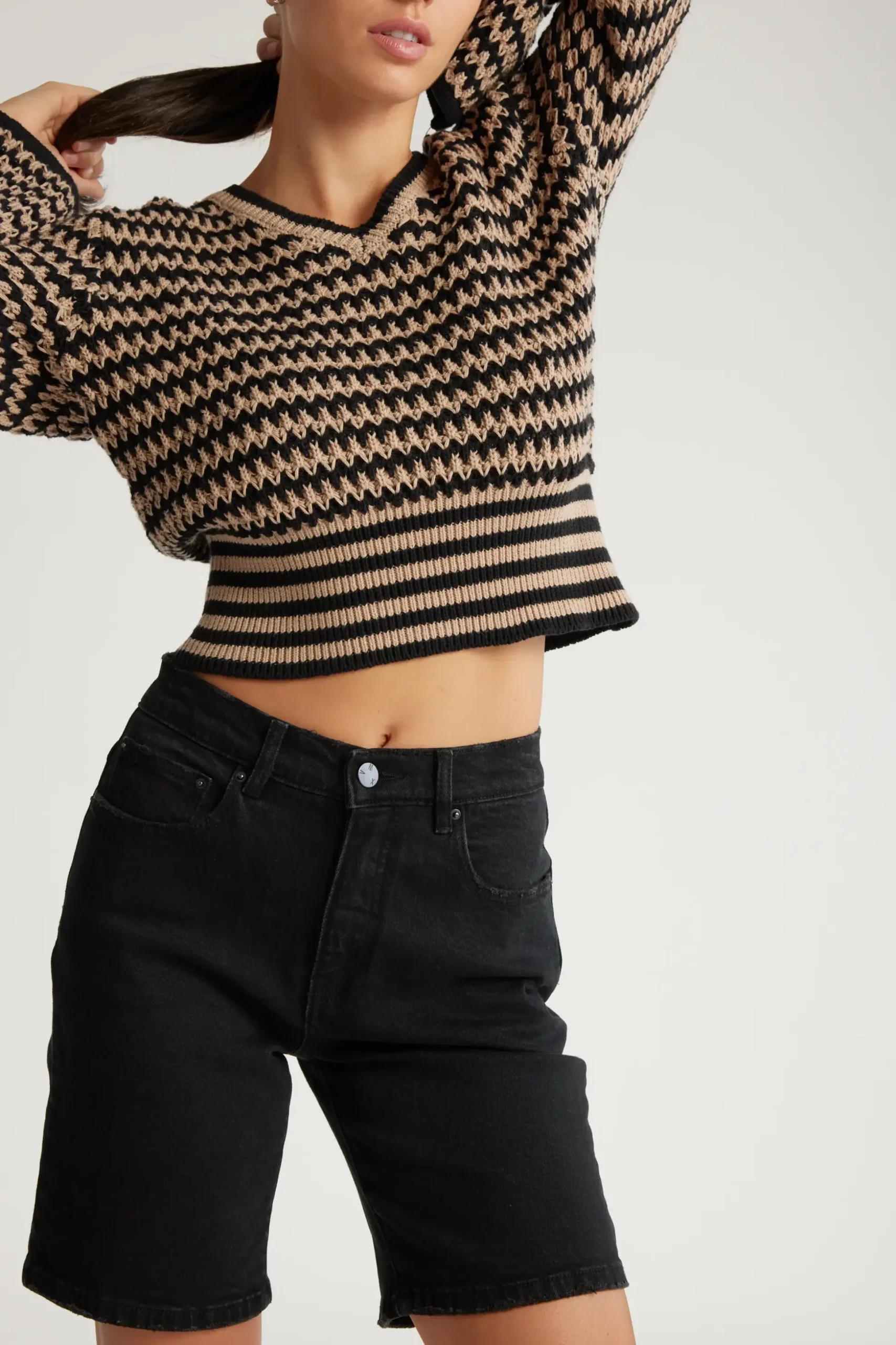 The Relaxed Straight Denim Short