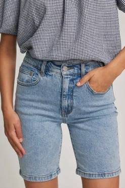 The Relaxed Straight Denim Short