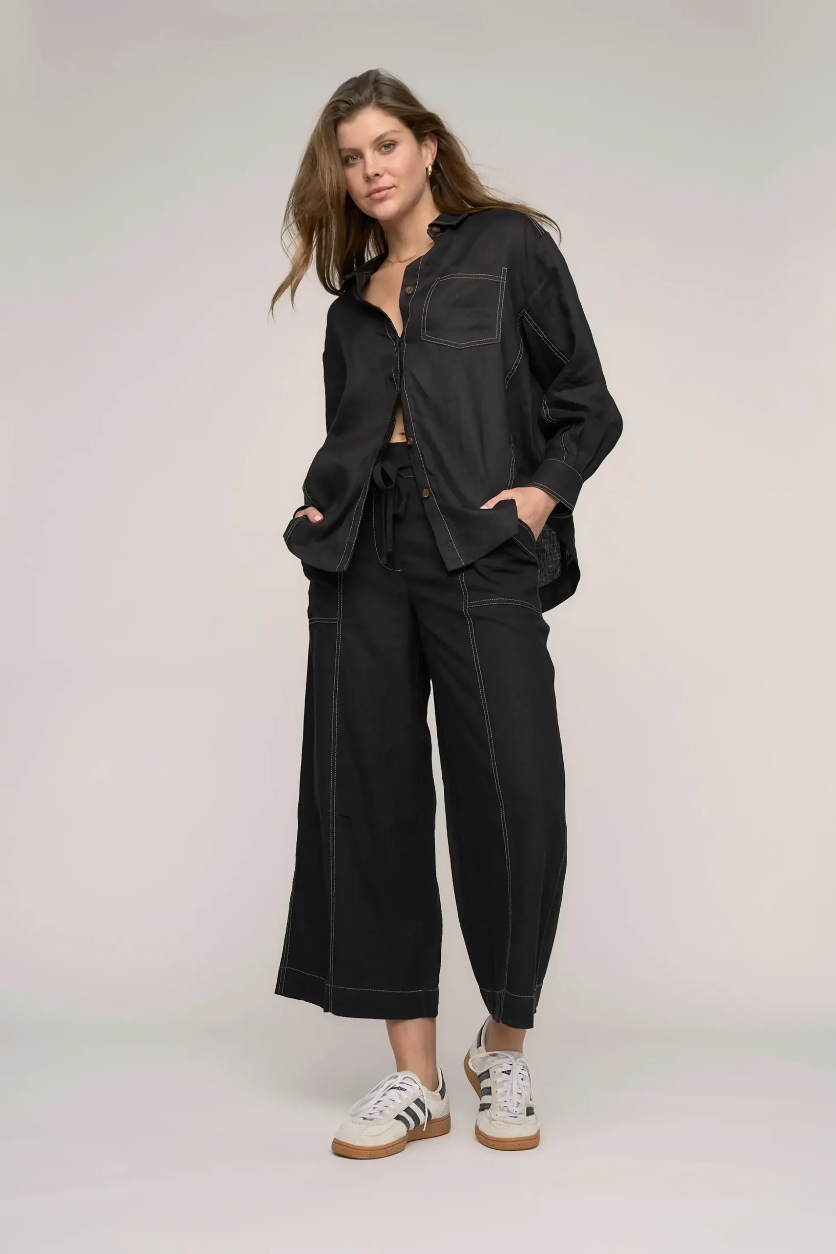The Seam Detail Linen Shirt