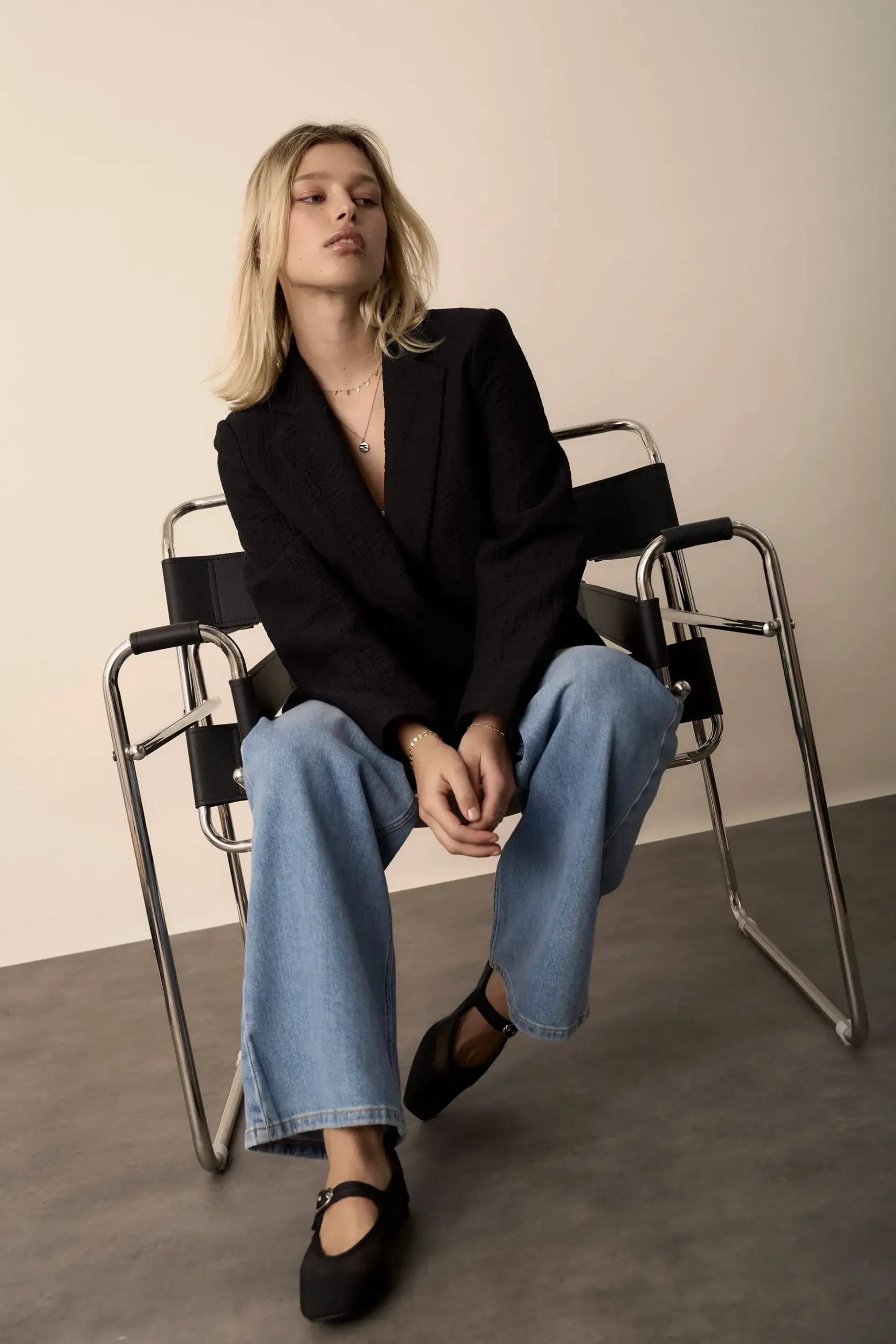 The Textured Boyfriend Blazer