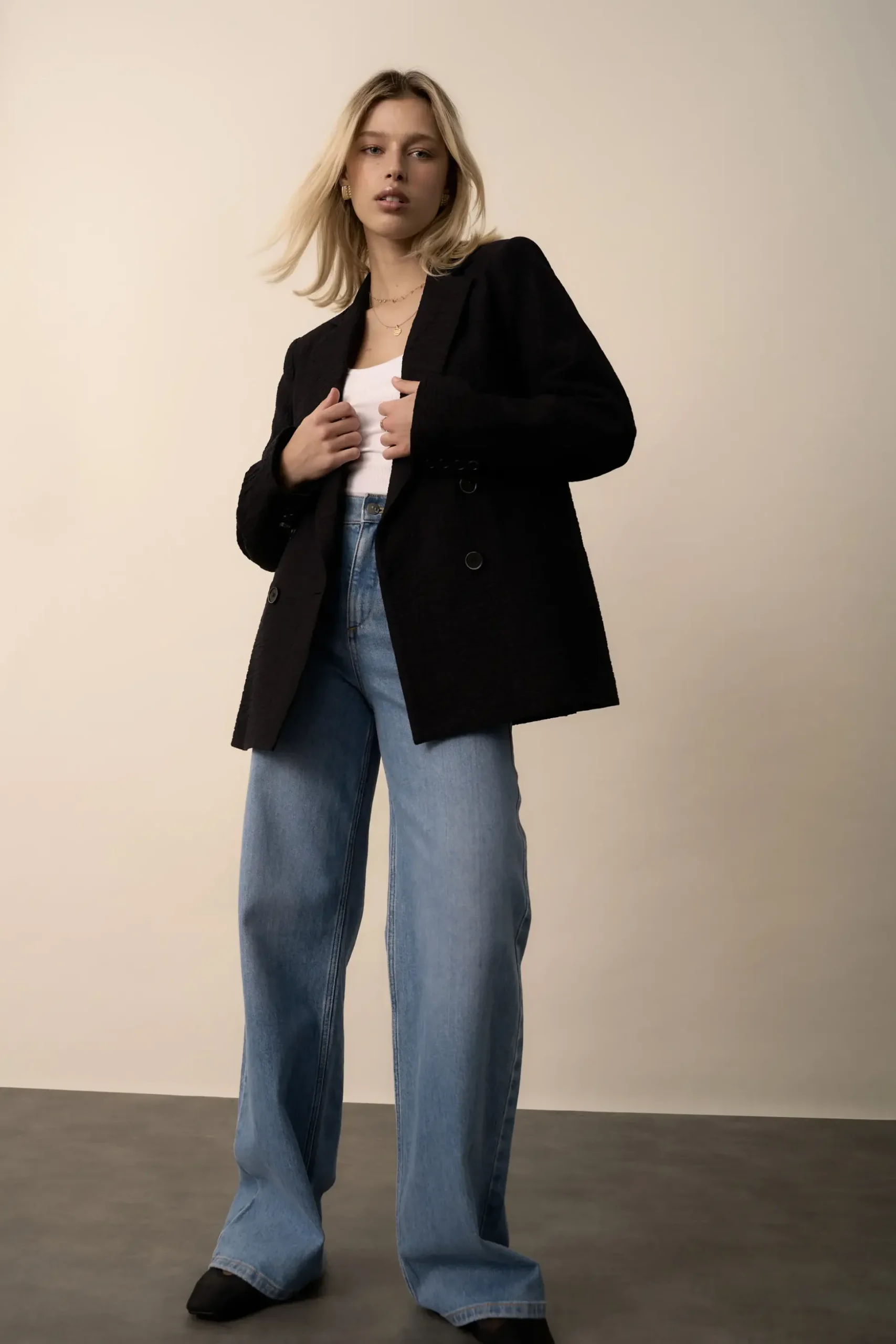 The Textured Boyfriend Blazer