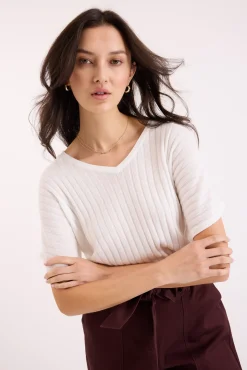 The V Neck Knitted Top