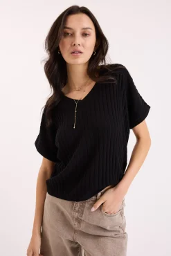 The V Neck Knitted Top