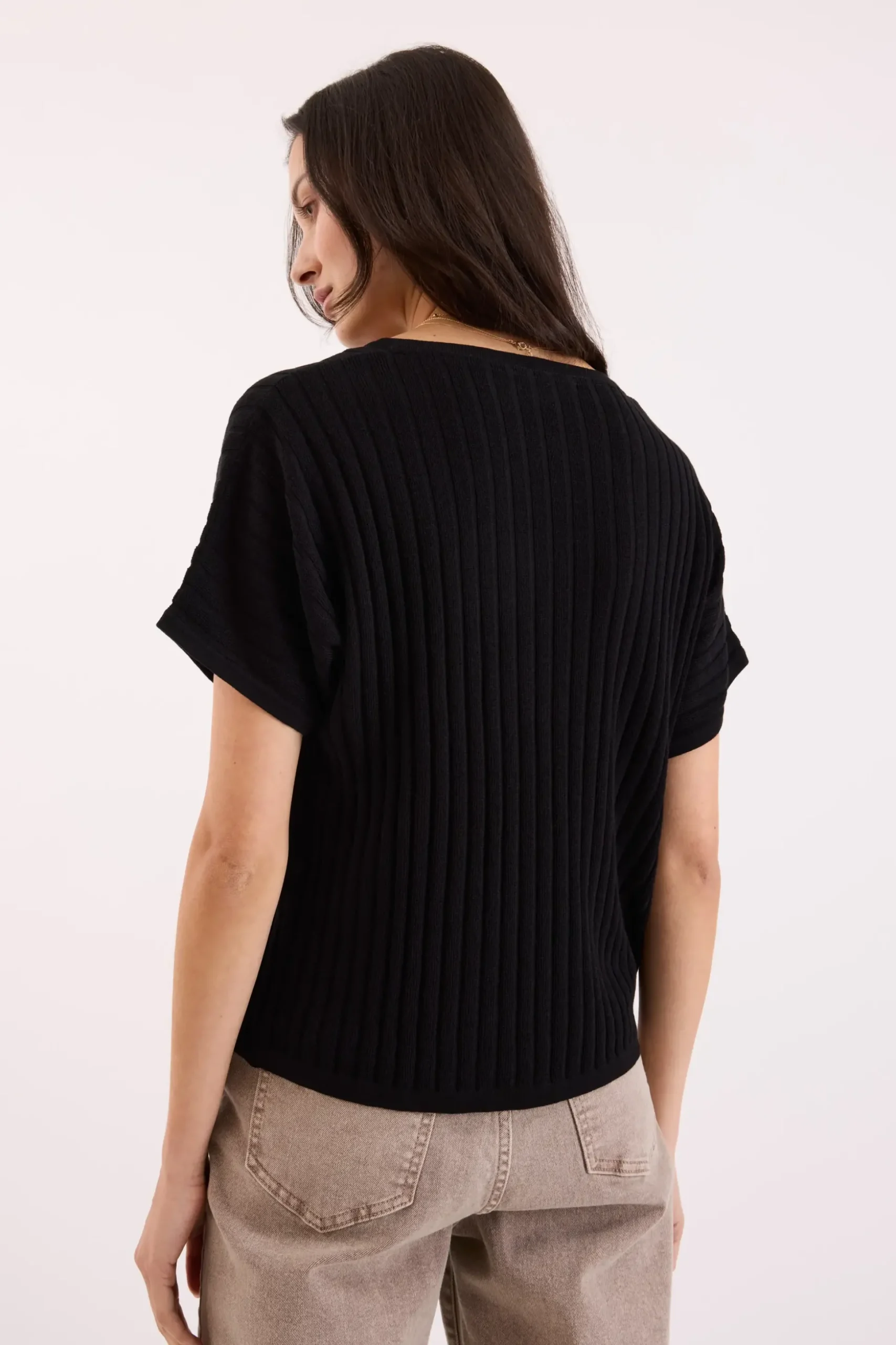 The V Neck Knitted Top