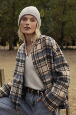 The Wool Blend Bomber Coat