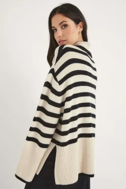 The Wool Blend Striped Sweater
