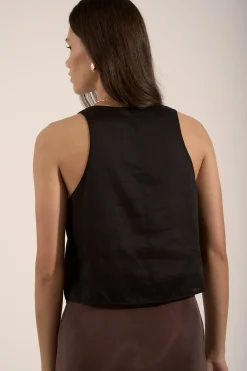 Tia Sheer Vest Top